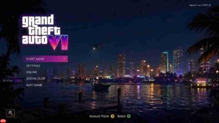 太有感觉了 假如《GTA6》主菜单会随着天气和时间变化
