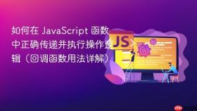 如何在 JavaScript 函数中正确传递并执行操作逻辑（回调函数用法详解）