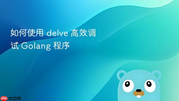 如何使用 delve 高效调试 golang 程序