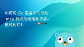 如何将 Go 语言中的原始 map 转换为结构化字段-值映射切片
