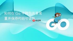 如何在 Go 中跨包共享常量并保持代码可读性