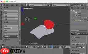 Blender物体呈橙色无法选中怎么编辑