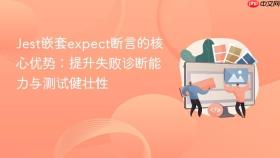 Jest嵌套expect断言的核心优势:提升失败诊断能力与测试健壮性