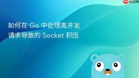 如何在 go 中处理高并发请求导致的 socket 积压