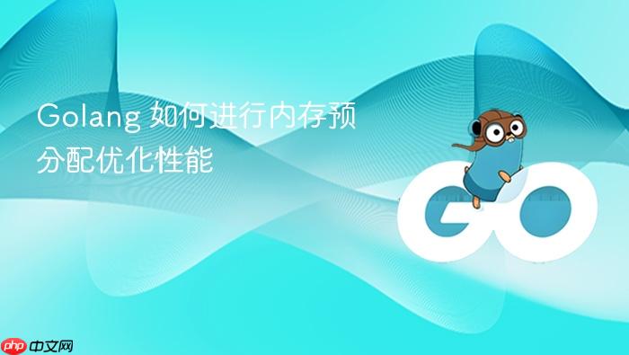 golang 如何进行内存预分配优化性能