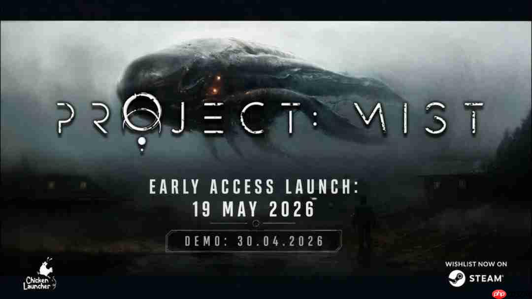 《迷雾计划》全新预告 5月19日在Steam抢先体验