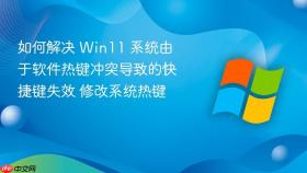如何解决 win11 系统由于软件热键冲突导致的快捷键失效 修改系统热键