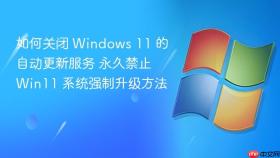 如何关闭 windows 11 的自动更新服务 永久禁止 win11 系统强制升级方法