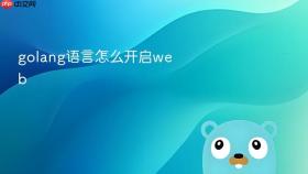 golang语言怎么开启web