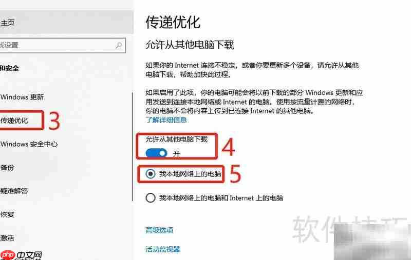 Windows传递优化开关方法