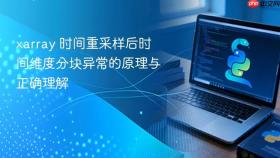 xarray 时间重采样后时间维度分块异常的原理与正确理解