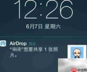 Mac与iPhone用AirDrop传照片