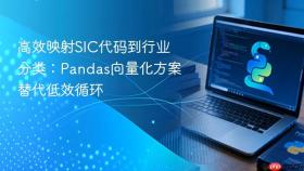 高效映射SIC代码到行业分类:Pandas向量化方案替代低效循环