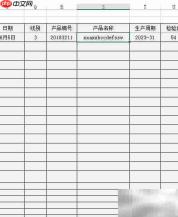 产品终检统计表设计指南