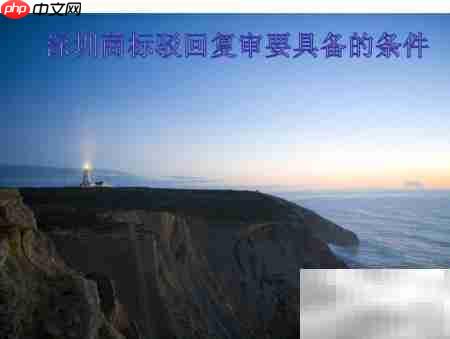 深圳商标驳回复审材料清单