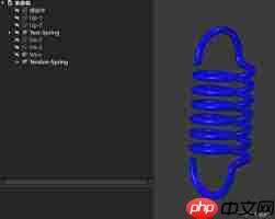 浩辰cad3D弹簧如何使用
