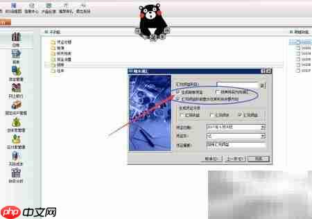 财务软件期末调汇操作指南