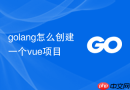 golang怎么创建一个vue项目
