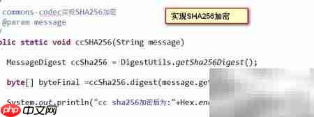 Java实现SHA加密
