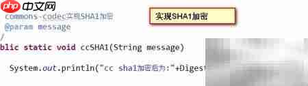 Java实现SHA加密