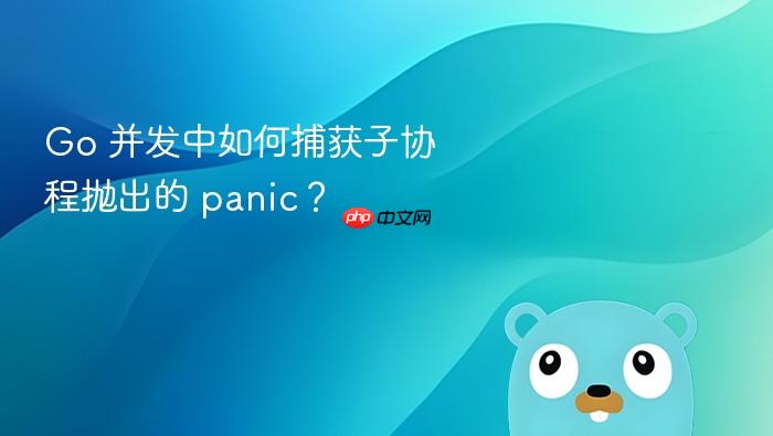 go 并发中如何捕获子协程抛出的 panic?