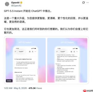 OpenAI 正式发布 GPT-5.5 Instant,全面提升模型性能