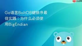 Go语言BoltDB键排序最佳实践：为什么必须使用BigEndian
