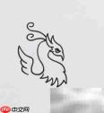 简笔画火凤凰教程