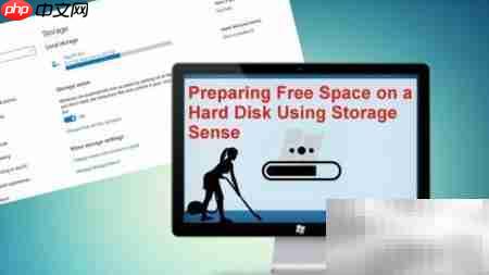 用Storage Sense自动清理磁盘