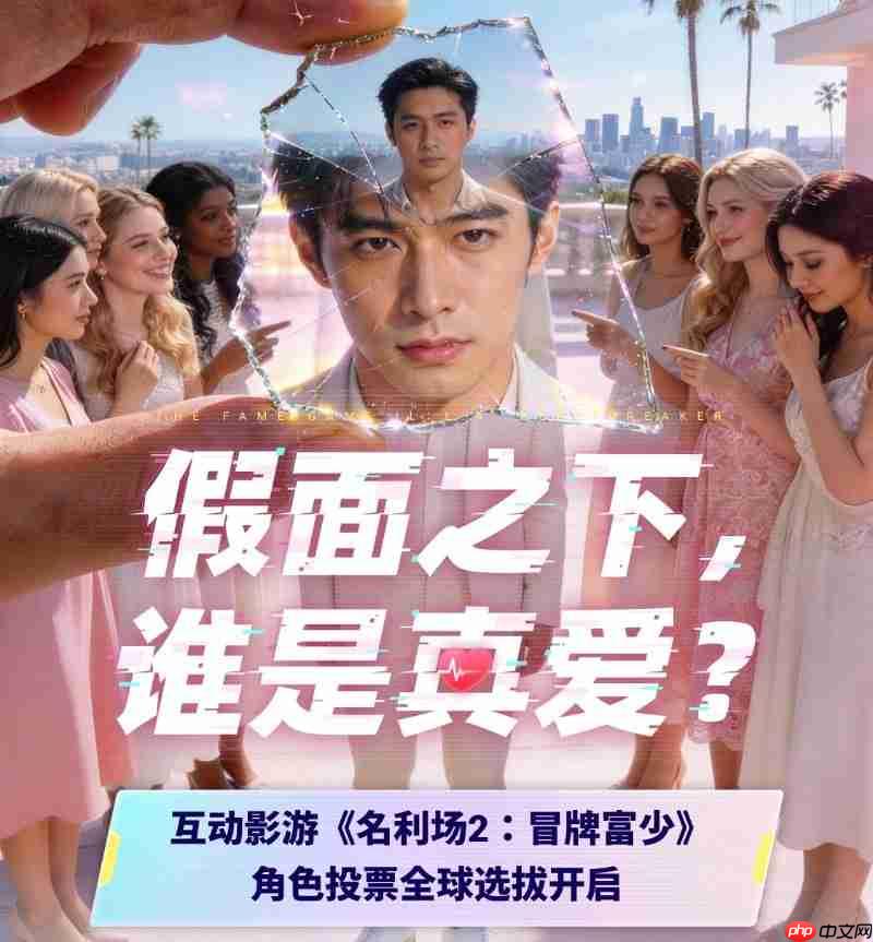《名利场2》投票网站已开放!全球首个“玩家决定谁是主演”的互动影游引爆全网