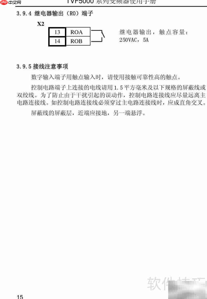 TVF5000变频器使用手册