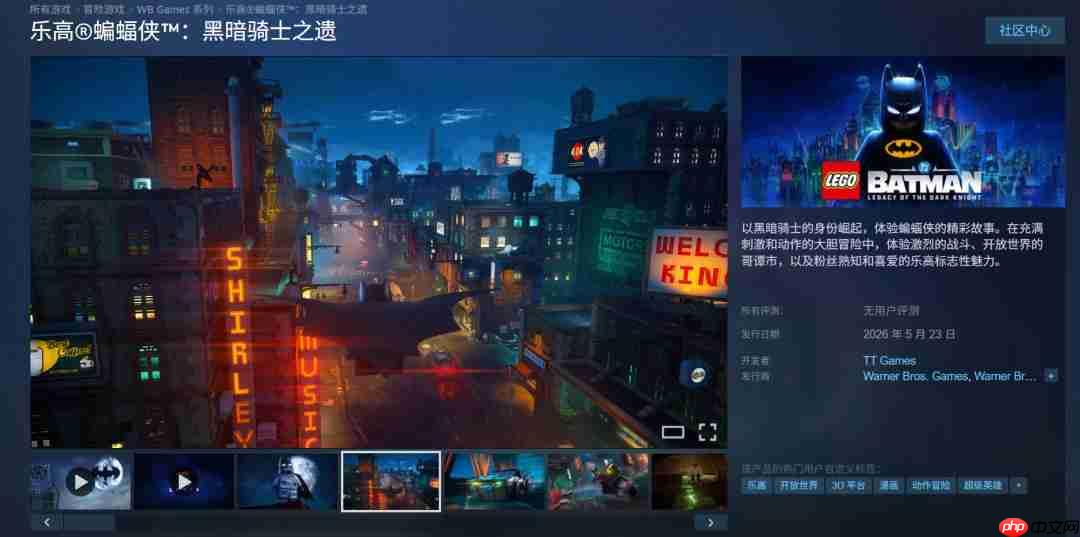 《乐高蝙蝠侠:黑暗骑士遗产》发售前加入了D加密