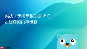 实战：手把手教你分析 go 程序的内存泄露