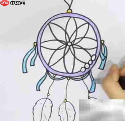 捕梦网简笔画教程
