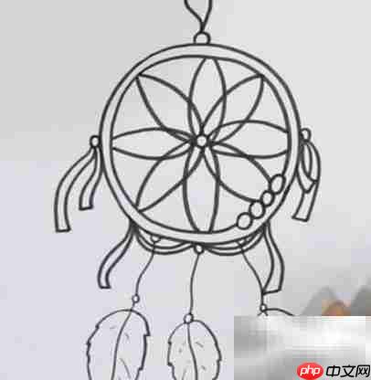 捕梦网简笔画教程