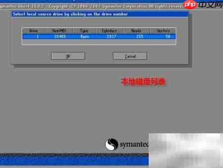 DOS版Ghost系统备份还原