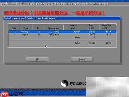 DOS版Ghost系统备份还原