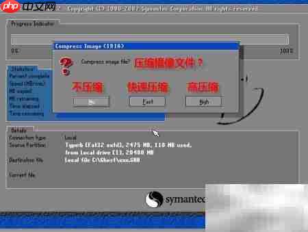 DOS版Ghost系统备份还原