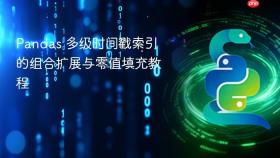 Pandas 多级时间戳索引的组合扩展与零值填充教程
