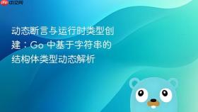 动态断言与运行时类型创建:Go 中基于字符串的结构体类型动态解析