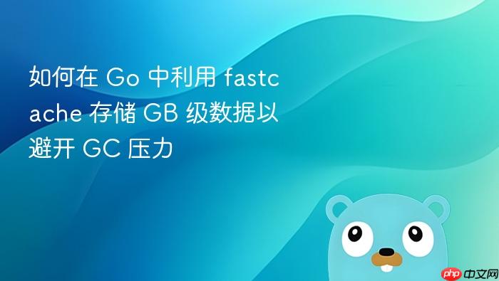 如何在 go 中利用 fastcache 存储 gb 级数据以避开 gc 压力