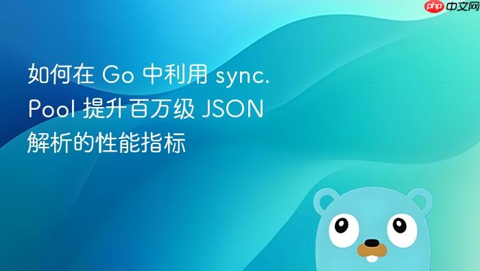 如何在 go 中利用 sync.pool 提升百万级 json 解析的性能指标