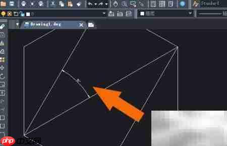 中望CAD2020角度标注方法