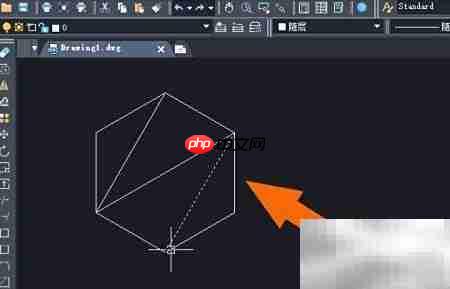 中望CAD2020角度标注方法