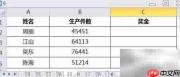 EXCEL用FLOOR算计件奖金