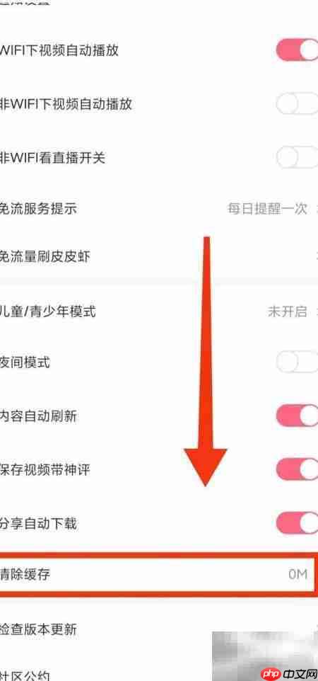 皮皮虾清除缓存方法