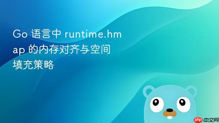 go 语言中 runtime.hmap 的内存对齐与空间填充策略