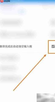 中英互译后自动清空输入框