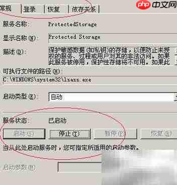 WinServer 2003启用Protected Storage