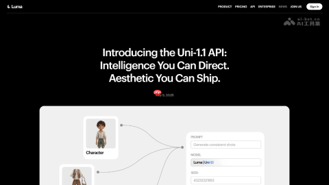 Uni-1.1— Luma AI 推出的新一代图像生成模型